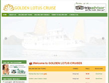 Tablet Screenshot of goldenlotuscruise.com